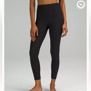 lululemon athletica Ribbed Align Black Leggings